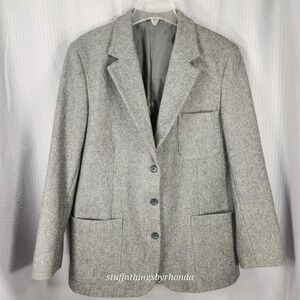 Vintage Harrods Knightsbridge Lined Wool‎ Jacket Blazer School Uniform Coat